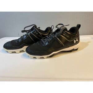 Under Armour Glyde RM Womens Softball Cleats Black White 3024330-001 Size 9